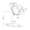 Soporte para Tablet MacLean MC-468W Blanco