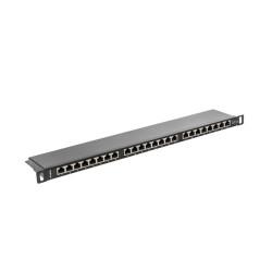 Patch Panel 24 Puertos UTP Categoría 5e Lanberg PPS5-0024-B