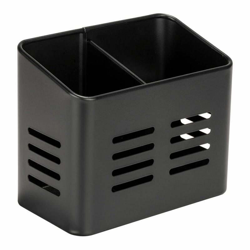 Cesto para cubiertos Wenko Susie 55098100 Negro mate Metal