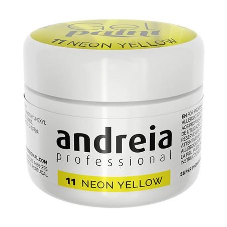 Esmalte de uñas en gel Andreia Gel Paint 4 ml Amarillo Neón