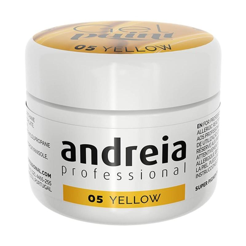 Esmalte de uñas en gel Andreia Gel Paint 4 ml Amarillo Nº 05