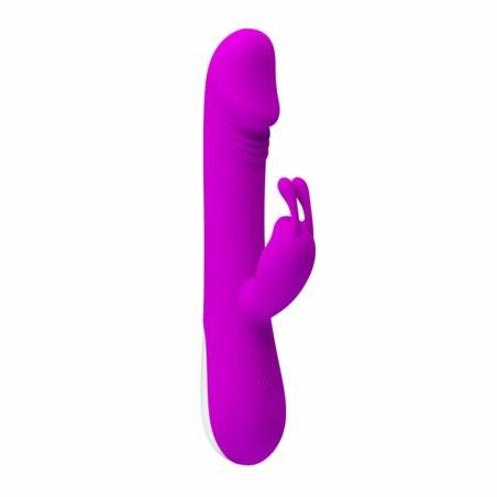 Vibrador Doble Estimulación Pretty Love Blanco/Rosa