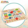 Juego Educativo Disney Calendario 30 x 3,5 x 30 cm (6 Unidades)