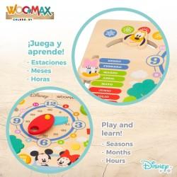 Juego Educativo Disney Calendario 30 x 3,5 x 30 cm (6 Unidades)