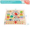 Juego Educativo Disney Calendario 30 x 3,5 x 30 cm (6 Unidades)