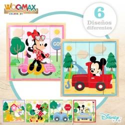 Puzzle Infantil de Madera Disney + 3 Años (6 Unidades)