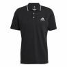 Polo de Manga Corta Hombre Adidas Aeroready essentials Negro