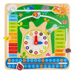 Juego Educativo Colorbaby Calendario 30 x 30 x 3 cm (6 Unidades)