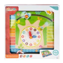 Juego Educativo Colorbaby Calendario 30 x 30 x 3 cm (6 Unidades)