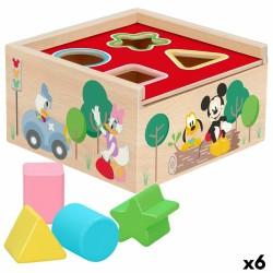 Puzzle Infantil de Madera Disney 5 Piezas 13,5 x 7,5 x 13 cm (6 Unidades)