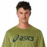 Camiseta de Manga Corta Hombre Asics Core Top  Verde militar