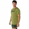 Camiseta de Manga Corta Hombre Asics Core Top  Verde militar