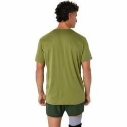 Camiseta de Manga Corta Hombre Asics Core Top  Verde militar