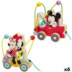 Juguete de arrastre Disney Madera (6 Unidades)