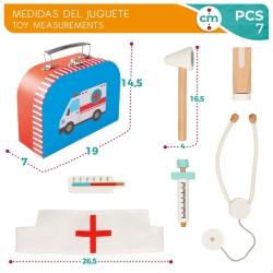 Maletín Médico de Juguete con Accesorios Woomax (6 Unidades)