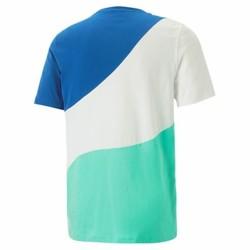 Camiseta de Manga Corta Hombre Puma  Power Cat Azul