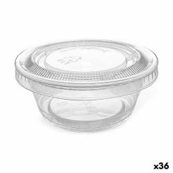 Set de cuencos reutilizables Algon Salsas 10 Piezas Plástico 100 ml (36 Unidades)