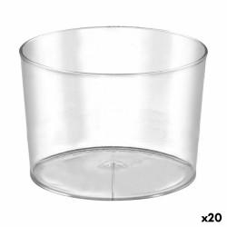 Set de vasos reutilizables Algon 230 ml Plástico 12 Piezas (20 Unidades)