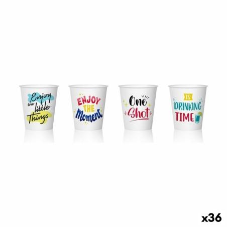 Set de Vasos de Chupito Algon Desechables Cartón 20 Piezas 50 ml (36 Unidades)