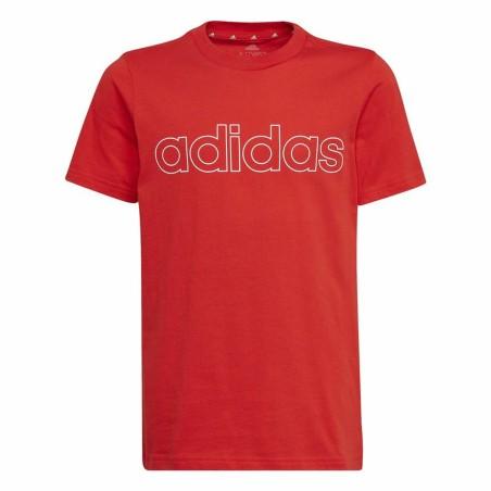 Camiseta de Manga Corta Infantil Adidas Essentials  Rojo