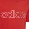 Camiseta de Manga Corta Infantil Adidas Essentials  Rojo