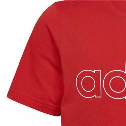 Camiseta de Manga Corta Infantil Adidas Essentials  Rojo