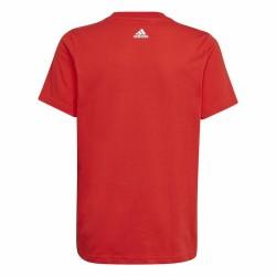 Camiseta de Manga Corta Infantil Adidas Essentials  Rojo