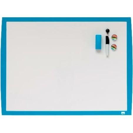 Pizarra magnética Nobo Azul 58,5 x 43 cm Blanco