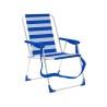 Silla Plegable Marbueno Rayas Azul Blanco 53 x 78 x 56 cm