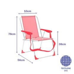 Silla Plegable Marbueno Coral 59 x 83 x 51 cm