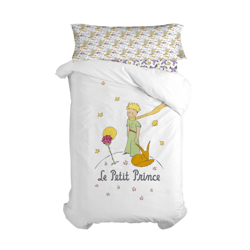 Juego de funda nórdica HappyFriday Le Petit Prince Ses Amis Multicolor 2 Piezas