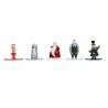 Set de Figuras The Nightmare Before Christmas 4 cm 18 Piezas