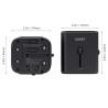 Cargador de Pared Aukey PA-TA01 Negro