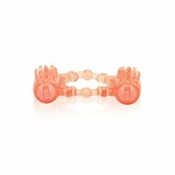 Anillo Vibrador Doble O The Screaming O SCTWOO Naranja Rosa