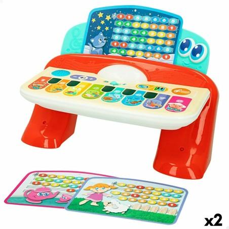 Piano Interactivo para Bebé Winfun 27 x 16 x 18 cm (2 Unidades)