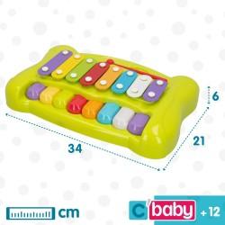 Juguete Musical Colorbaby Metal Plástico 34 x 6 x 21 cm (6 Unidades)