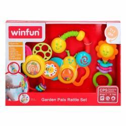 Set de sonajeros Winfun 4 Piezas 16 x 16 x 4,5 cm (6 Unidades)