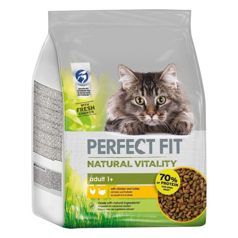 Comida para gato Perfect Fit Adult Natural Vitality Chicken Adulto Pollo Pavo 2,4 kg