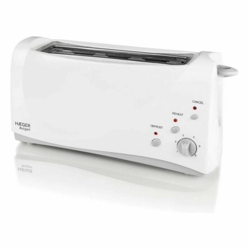 Tostadora Haeger TO-100.008A Multifunción 1000 W Blanco