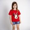 Camiseta de Manga Corta Infantil Minnie Mouse Rojo