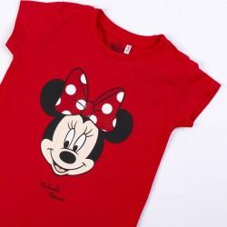 Camiseta de Manga Corta Infantil Minnie Mouse Rojo