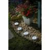 Foco Solar Smart Garden Suelo Negro Aluminio (4 Unidades)