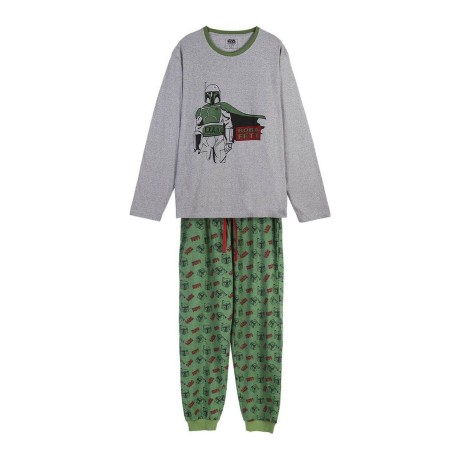 Pijama Infantil Boba Fett Gris Verde oscuro