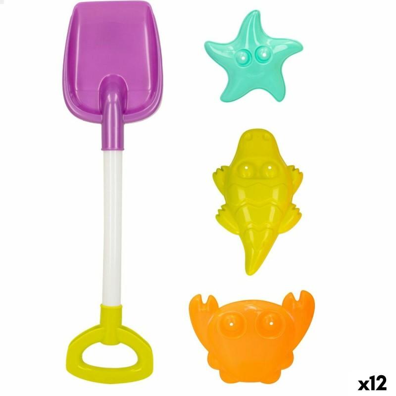 Set de Juguetes de Playa Colorbaby 4 Piezas Polipropileno (12 Unidades)