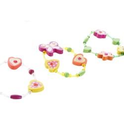 Pulsera DKD Home Decor Multicolor Flores Infantil