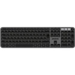 Teclado Bluetooth Phoenix K300 Gris Qwerty Español