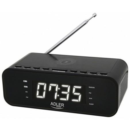 Radio Despertador Adler AD 1192b Blanco Negro