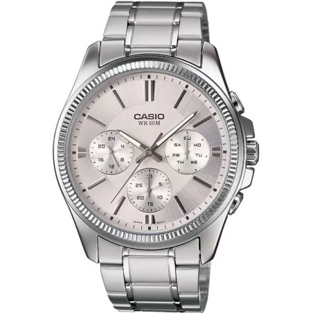 Reloj Hombre Casio ENTICER GENT Plateado Gris (Ø 35 mm)