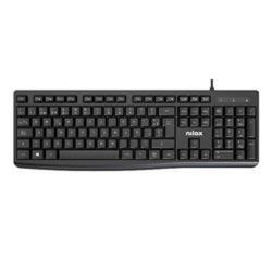 Teclado Nilox NXKBE000013 Negro Qwerty Español