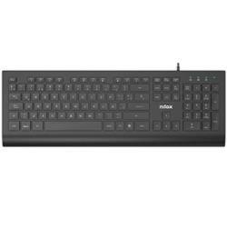 Teclado Nilox NXKBE000014 Negro Qwerty Español